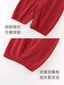 乖奇熊嬰兒純棉連體衣夏季薄款紅色滿月周歲服寶寶空調服哈衣爬服 曬單實拍圖