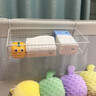 馨婺家宿舍床邊掛籃床頭收納架寢臥室上鋪置物架墻上掛架筐床上掛鉤神器 黑色-中號單個(gè)【加粗加厚】 曬單實(shí)拍圖