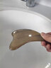 妙研天然牛角刮痧板面部美容提拉下巴撥筋棒眼部按摩全身通用精油按摩 牛角面部美容款5mm厚刮板 曬單實(shí)拍圖