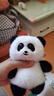 可愛(ài)萌物叢林小動(dòng)物掛件毛絨玩具公仔包包掛飾玩偶鑰匙扣布娃娃 熊貓 15厘米 曬單實(shí)拍圖