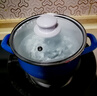 歐麗家 老式搪瓷熬中藥鍋燒鍋燉鍋奶鍋湯鍋煮面小鍋泡面鍋 藍(lán)色【加厚款】 18cm 曬單實(shí)拍圖