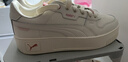 彪馬（PUMA）【厚底鞋】增高小白鞋女子新款復古休閑板鞋CARINA397487 米白色-米白色-03 36 曬單實(shí)拍圖