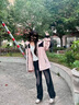 浪莎沖鋒衣女三合一可拆卸春秋2025新款戶外防風(fēng)防水登山服夾克外套 粉色單外套 M 【推薦 100-110斤】 曬單實(shí)拍圖