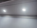 佛山照明（FSL）LED筒燈嵌入式天花燈筒燈白玉銀邊全鋁材3寸6W開孔90-100mm 白光（6500K） 曬單實(shí)拍圖