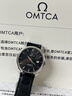瑞士新款歐米茄原裝手表男士機械表真鉆超薄防水十大品牌專(zhuān)用男表 OM888穩重本色黑面 曬單實(shí)拍圖