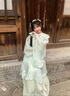 飚閣馬面裙?jié)h服中國風女裝套裝2025年新款國風大賞【故里】學士服云肩 長衫+下裙+云肩 +送吊帶 均碼 80-135斤 曬單實拍圖