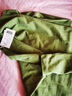 LOVER RUCCI絲光棉長(cháng)袖t恤女2025新款秋季中領(lǐng)純棉半高領(lǐng)打底衫寬松正肩爆款 草綠色(長(cháng) 袖) L 曬單實(shí)拍圖