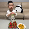 WCZ德國品牌保溫杯女生高顏值初中生316不銹鋼兒童吸管水杯學(xué)生上學(xué) 【升級加厚】熊貓白 400ml（316抗菌雙飲杯） 曬單實拍圖
