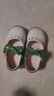 巴拉巴拉女童公主鞋兒童小皮鞋文藝繡花蝴蝶結春秋童鞋寶寶嬰兒鞋 白綠色調00314 23 (腳長(cháng)13.8-14.2/內長(cháng)15.1) 曬單實(shí)拍圖