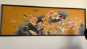 古歌空間 焦點(diǎn)藝術(shù)新中式客廳裝飾畫(huà)沙發(fā)背景墻橫幅掛畫(huà)錦鯉新九魚(yú)圖銅畫(huà)輕奢高級畫(huà) 連年有余財【金色】1980*680mm 黑胡桃實(shí)木畫(huà)框 銅彩燒工藝+黃銅畫(huà)芯+包安裝 曬單實(shí)拍圖