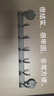 一衛（yweel）吸盤(pán)門(mén)后掛鉤強力粘膠免打孔承重置物架入戶(hù)門(mén)掛衣架排鉤掛衣鉤子 新款吸盤(pán)-槍灰上下雙鉤-6排鉤 曬單實(shí)拍圖