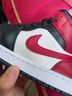 耐克（NIKE）女鞋AIR JORDAN1 MID女子AJ1復古緩震籃球鞋休閑板鞋 BQ6472-160 37.5 曬單實(shí)拍圖