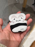 斯幻柯適用Airpods pro2代耳機殼蘋(píng)果耳機AirPods4耳機殼Airpods pro3保護套熊貓磨砂防摔創(chuàng  )意防滑殼 Airpods4-白 曬單實(shí)拍圖