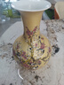 趙氏恒璽（ZONLOLV） 景德鎮陶瓷器花瓶擺件客廳插花花器電視柜瓷瓶子中式家居裝飾擺 喜上眉梢賞瓶金色(磨砂)+旋轉底座 曬單實(shí)拍圖