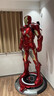聚陽(yáng)惠漫威鋼鐵俠大擺件MK7全身1比1模型大型落地雕塑客廳裝飾酒店mk50 MK7亮光漆（圓底座）總高2.15米 曬單實(shí)拍圖