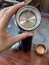 SSIIXX日本品牌保溫杯車(chē)載316不銹鋼茶水分離速開(kāi)杯一鍵開(kāi)蓋教師節送禮 紳士黑禮盒裝 450ml 曬單實(shí)拍圖