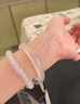 冰透高冰手鐲天然瑪瑙玉髓鐲子冰種白月光玉手鐲女款白月光玉鐲 標(biāo)準(zhǔn)款-微小瑕疵-介意勿拍 52-53 曬單實(shí)拍圖