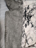伴夕高腰牛仔褲女薄款直筒寬松闊腿褲子女秋季新款休閑褲女學(xué)生小個(gè)子 個(gè)性拼接牛仔-灰 M 【建議85-115斤左右】 曬單實(shí)拍圖