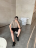 木林森男鞋網(wǎng)面透氣男士健步鞋時尚百搭休閑鞋跑步鞋男 黑 44  曬單實拍圖
