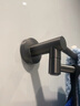 Mohao槍灰全銅毛巾架免打孔衛生間浴室可旋轉毛巾桿單桿極簡(jiǎn)浴巾架掛架 【槍灰】全銅50CM左桿-免釘/打孔 曬單實(shí)拍圖