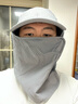 COOLIBAR美國Coolibar 運動帽 360度防曬太陽帽 02596 灰色 L (58-60cm) 曬單實拍圖