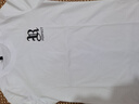 GIOCP香港潮牌男士T恤短袖夏季新款字母印花上衣男圓領(lǐng)修身百搭體恤衫 白色 3XL 曬單實拍圖