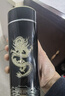 喜玲瓏純銀保溫杯男士銀水杯999足銀內(nèi)膽銀杯子高檔茶杯女士商務(wù)車載杯 水晶黑【足銀60克】 350ml 曬單實拍圖
