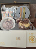 如瓷動人官窯琺瑯彩茶具套裝鎏銀整套功夫泡茶壺禮盒生日禮物送長輩伴手禮 國韻寶石藍套裝-葡萄織錦茶席 4件 鄭文強大師收藏作品999銀裱飾 曬單實拍圖