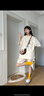 LPOXpolo衫女2025夏季新款短袖t恤女寬松韓版學(xué)院風(fēng)女式短袖t恤女 A1杏色 L _100-120斤 曬單實(shí)拍圖