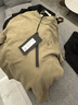 CHINISMch短袖男夏季重磅高織透氣絨毛美式休閑刺繡上衣t恤男CXVA36H2032 曬單實(shí)拍圖