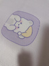南極人A類嬰兒幼兒園夏季涼席寶寶兒童午睡藤席子專用冰絲墊嬰兒床草席 嘟嘟熊 80*180cm冰絲席+同款冰絲纖維枕 曬單實拍圖