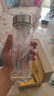 思寶（SIBAO） 德厚流光雙層玻璃杯商務(wù)木質(zhì)禮盒帶茶隔商務(wù)辦公室水杯禮品杯 德厚流光-360ml-槍黑色 曬單實(shí)拍圖