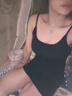 DAVEY MODE甜辣妹吊帶連衣裙女2025新款收腰顯瘦純小個(gè)子內搭打底包臀裙子 黑色 M :建議80-95斤 曬單實(shí)拍圖