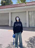 浪莎萊賽爾天絲軟牛仔褲女2025夏薄款高腰直筒闊腿褲子 曬單實(shí)拍圖