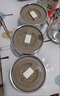 金鑰匙多層304不銹鋼保溫飯盒桶四層食堂打飯食品級5層大容量提籃 3層飯盒+餐具 2.7L 曬單實拍圖