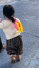 巴拉巴拉【小豬佩奇IP】嬰兒毛衣兒童冬季線衫女童套頭針織衫萌 白色調(diào)00311 100 曬單實拍圖