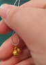 鉆石世家【超值】黃金葫蘆吊墜5D硬金福祿雙全/圓滿 足金掛墜送女生禮物 福祿圓滿 金重約0.25±0.02g 曬單實拍圖