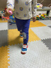牧童毛毛蟲(chóng)童鞋2025秋季新款男童軟底小怪物幼兒園網(wǎng)面透氣女童學(xué)步鞋 活力桔（舒適雙網(wǎng)） 23 鞋內(nèi)長(zhǎng)15.5cm 曬單實(shí)拍圖