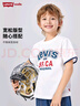 Levi's【涼感透氣】李維斯兒童男童短袖T恤2025夏季新款運動(dòng)上衣女 明亮白 150 /72 【建議身高140-152cm】 曬單實(shí)拍圖