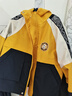 迪士尼男童兒童外套春秋裝新款大童戶(hù)外洋氣三合一羽絨防風(fēng)衣 【搖粒絨款】黃色 130 曬單實(shí)拍圖