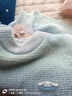 Hello Kitty女童毛衣兒童針織線(xiàn)衣秋冬裝加絨厚大童打底衫 18010-1幽藍 150  曬單實(shí)拍圖