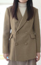 范思藍(lán)恩綠色通勤休閑西裝外套收腰便服女2024新款14489 雪松綠 M 曬單實(shí)拍圖