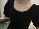 鉑朗尼奧成人禮服女18嵗禮服學(xué)生長款黑色晚禮服女宴會(huì)氣質(zhì)輕奢小眾高級感 黑色 M 曬單實(shí)拍圖
