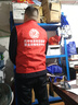 雷寶麗服務＋高端馬甲工作服超市地推志愿者宣傳坎肩紅背心印字logo馬夾 復合款 2XL 曬單實拍圖
