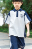巴拉巴拉【商場同款】兒童短袖套裝2025新款童裝夏季男兩件套速干 白藍(lán)色調(diào)00318 130 曬單實拍圖