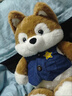 脘錸【6.2萬(wàn)人收藏】森林跑跑狐貍毛絨玩具卡通可愛(ài)陪睡解壓安撫抖音 可愛(ài)森林哈士奇內含衣服款牛仔小 約51.4厘米【下單贈送精致鑰匙扣 曬單實(shí)拍圖