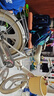 361度兒童自行車(chē)3-6-8-10-12歲男女小孩學(xué)生單車(chē)雙剎車(chē)腳踏輔助輪禮物 T3一體輪【開(kāi)朗黃】高碳鋼/折疊 18寸（身高約115-130cm） 曬單實(shí)拍圖