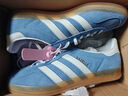 阿迪達斯bebe8三葉草 adidas HANDBALL SPEZIAL 男女休閑鞋 T頭鞋 板鞋 GAZELLE藍白HQ8717 42.5 曬單實(shí)拍圖