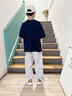 兜兜王國男童休閑褲春夏季秋款中大童休閑長褲2025新款男孩薄款工裝褲帥氣 杏色 150 cm 曬單實拍圖