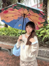 知傘全自動晴雨兩用折疊傘防紫外線遮陽小巧便攜防曬太陽傘小巧高級感 五折8k月下玫瑰-銀膠 （超輕迷你 曬單實拍圖
